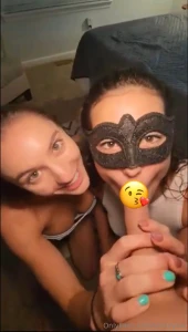 Lights camera satisfaction masked me and my friend bailey decide to part 2