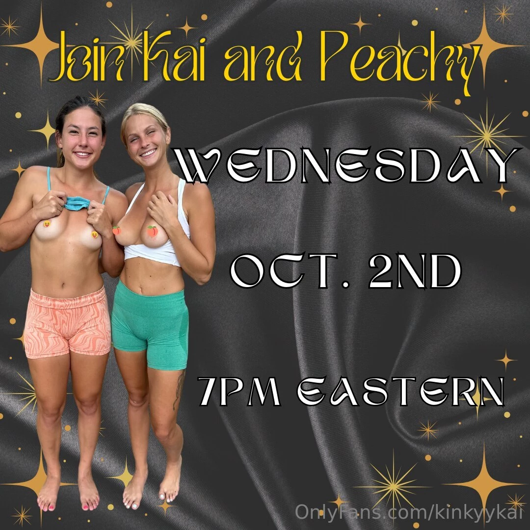 Come join me and peachy on my vip page for a live session this 