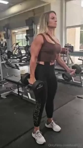 Just over here getting swole what s on your agenda for the day