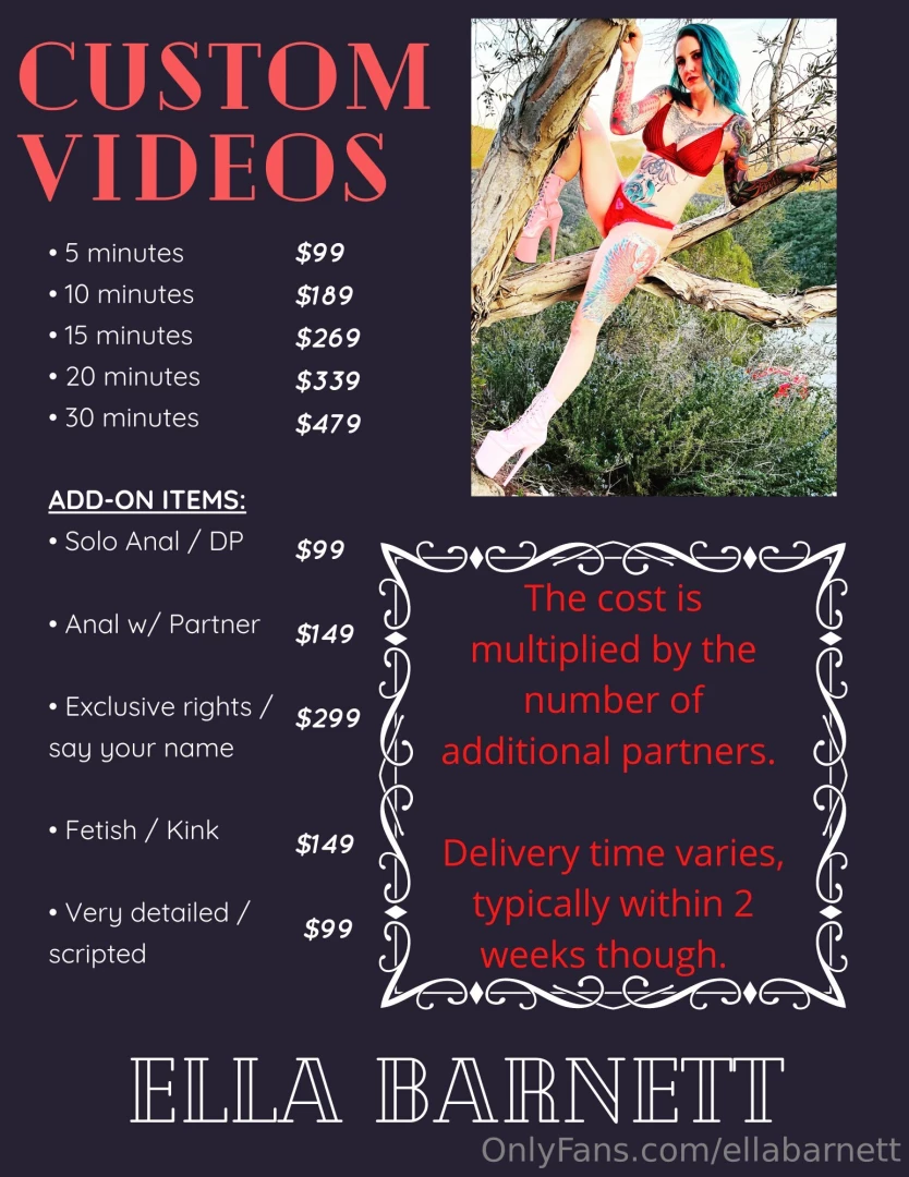 I d love to make you something special 