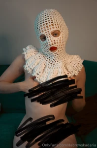 Ready for the new set with a piece i crocheted