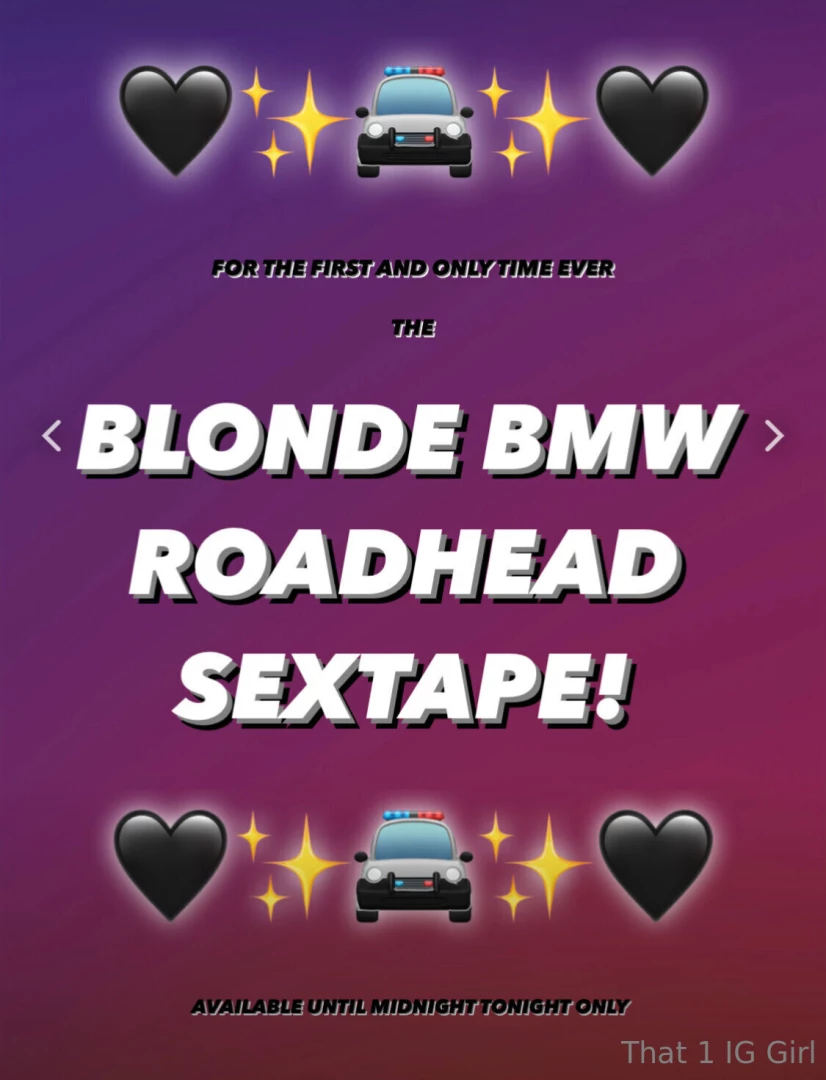 The bmw video one of my most requested videos of all time the blonde 