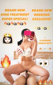 King treatment my first ever brand new king treatment super special of