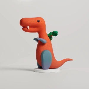 Rawrrr i made a dinosaur i hope you like him as much as i do part 2