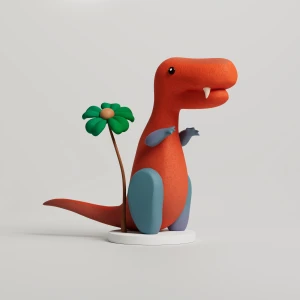 Rawrrr i made a dinosaur i hope you like him as much as i do