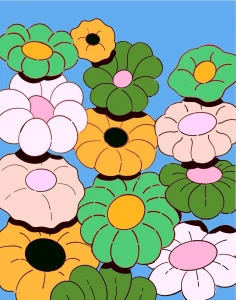 Gearing up for a new flower painting stay tuned part 1