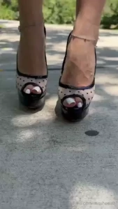 Do you like peep toe heels part 9