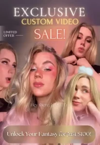 Huge custom sale i am now offering discounted custom videos for as low