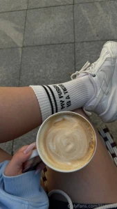 Slow sips sleepy eyes a walk with my this is what my morning is like