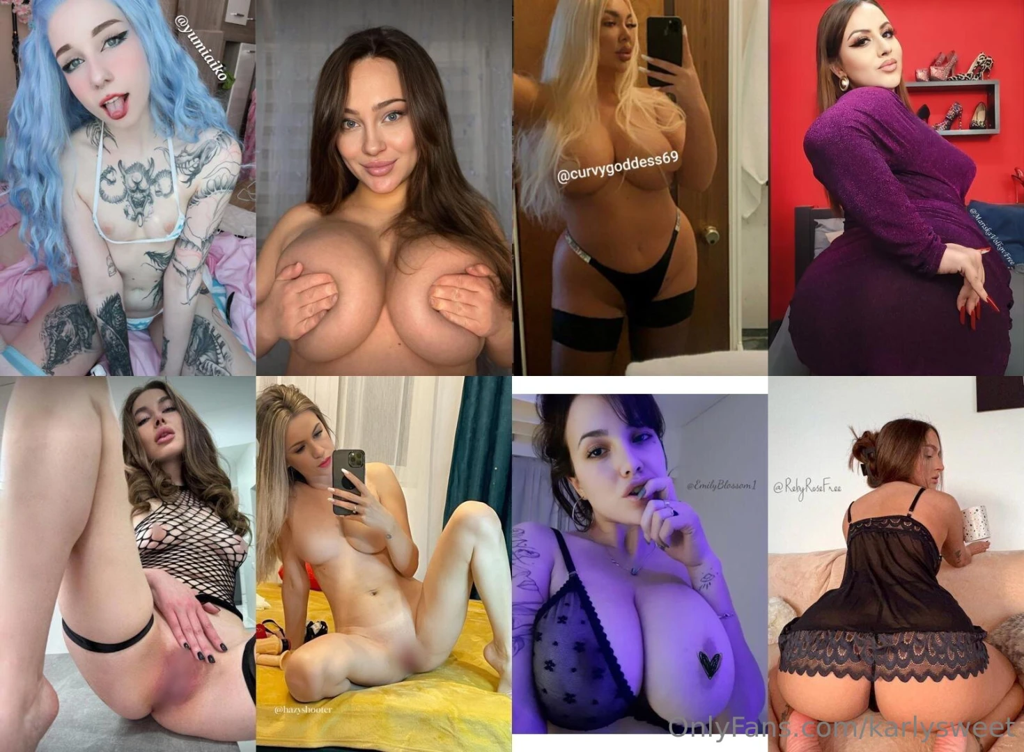 Yumiaiko miya_lovee curvygoddess69 mariskavolkovfree lizzycrystal 