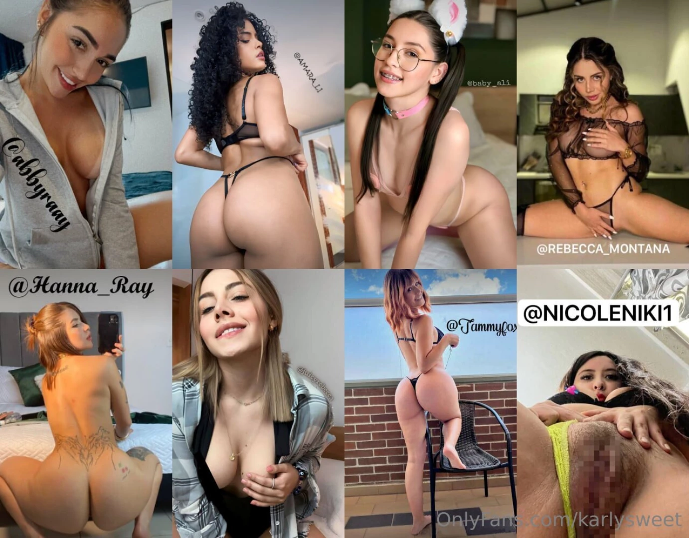 Come play with us abbyraay amara_li baby_ali rebecca_montana hanna_ray 