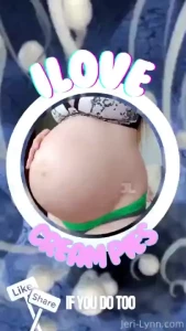 I love creampies fyp impregnation pregnant belly pregnancy