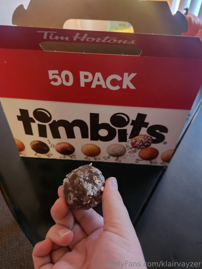 The aftermath of 50 timbits for breakfast 