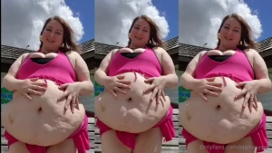 Sun bathing my belly unlock full vid get as soon as i m online