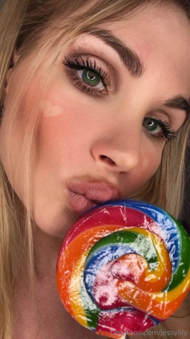 If that lollipop were your hard cock 