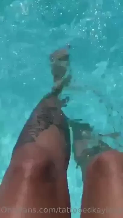 I love how the water feels on my skin 