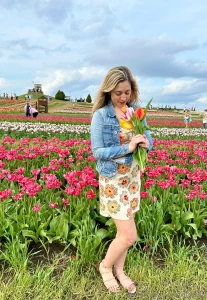 When you stop and smell the flowers life is sweet witness the