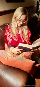 I love curling up with a good book before bed sweet dreams