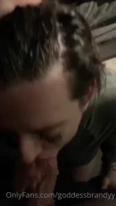 He always fills my mouth with his huge cock and big load