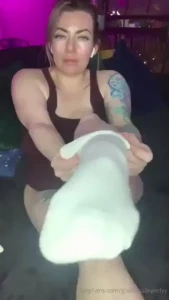 No panties but warms socks are a must