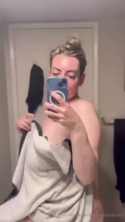 Freshly showered after taking a big load of 