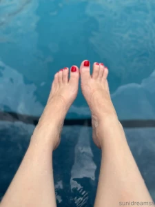 Would you my cherry red toes prettyfeet