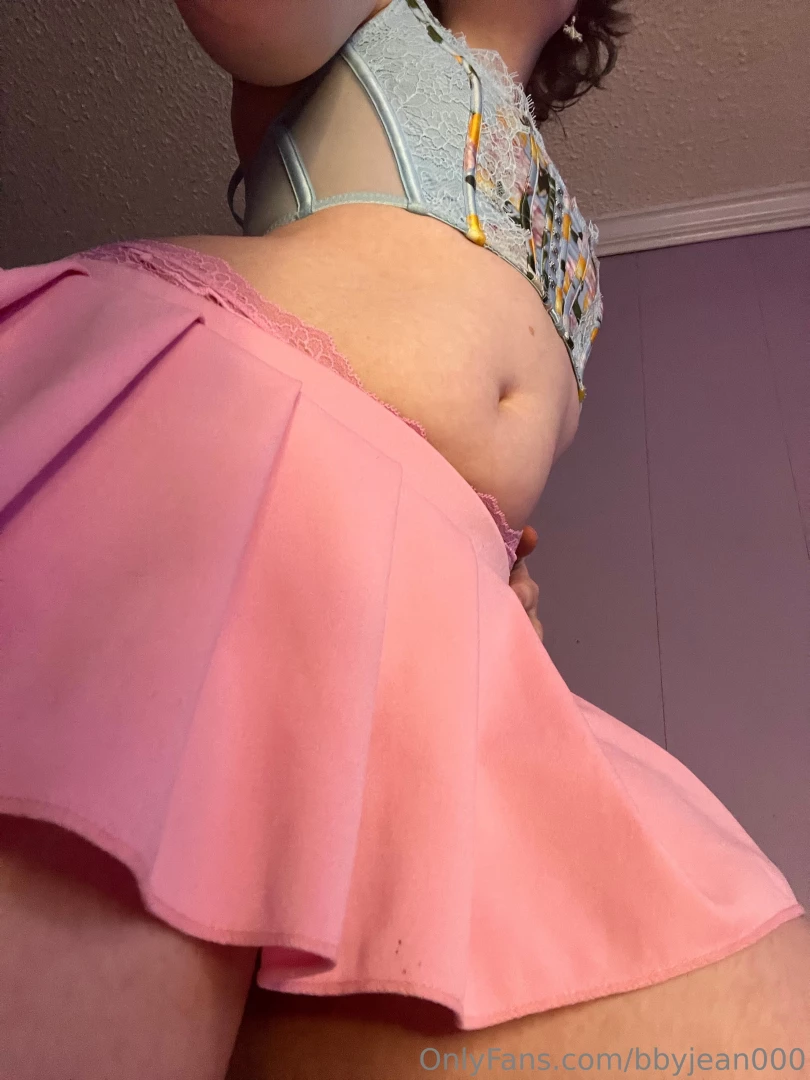 Wanna take a look up my skirt you can on lilbbyjean 