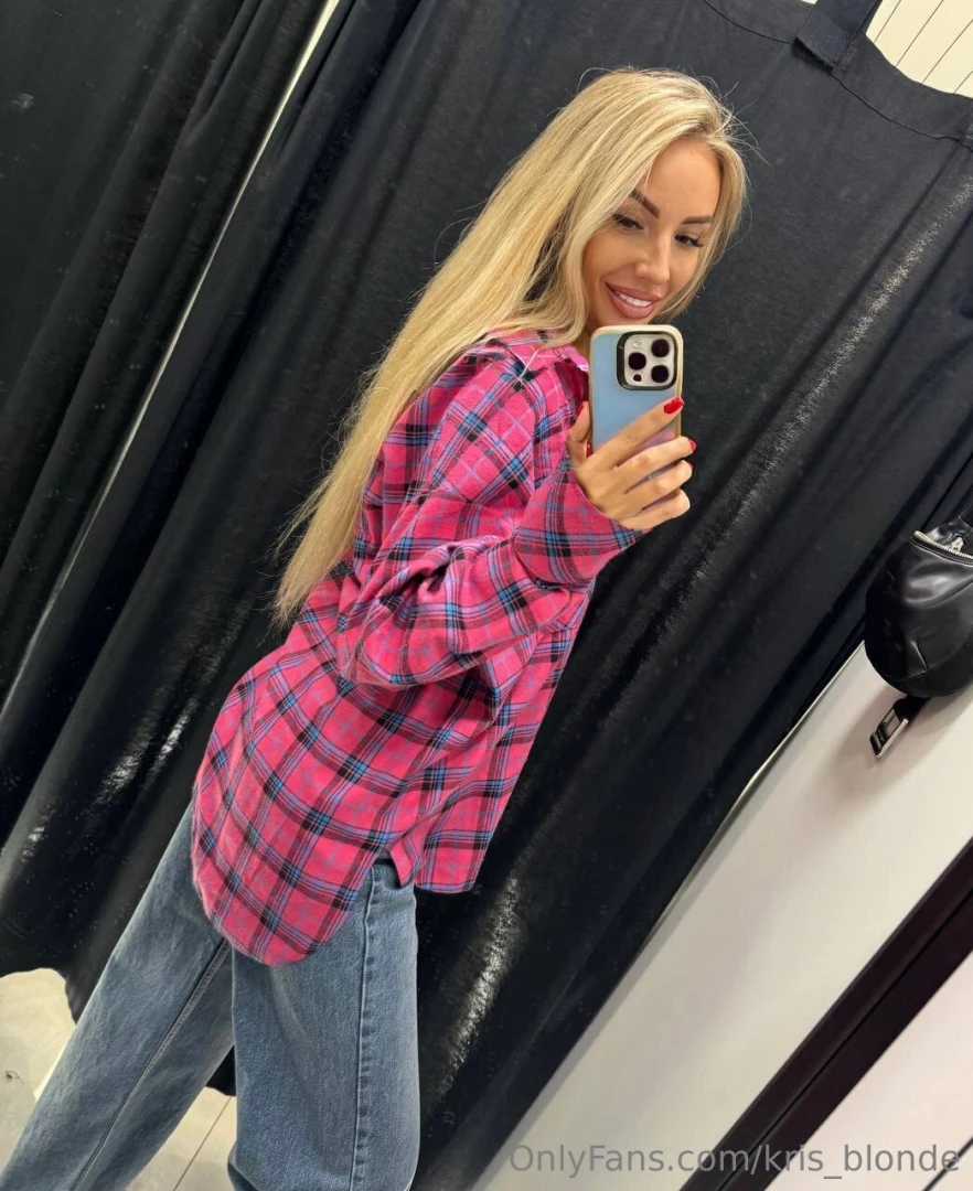 Ready for autumn walks cosy plaid shirt jeans and a charming smile who 