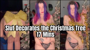 Up now on my vip decorating my christmas tree