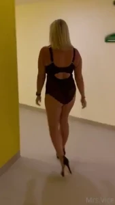 A little clip i didn t share on my way to the party on lingerie night