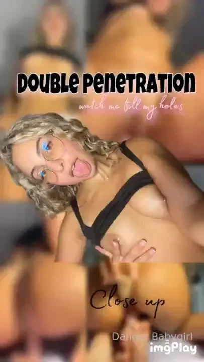 I just fucked myself with the biggest double penetration toy watch me part 2 
