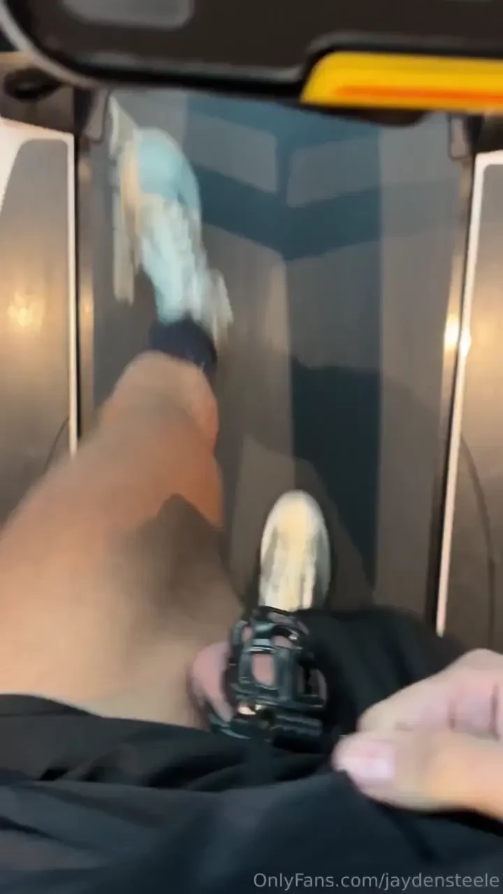 At the gym i think someone saw me 