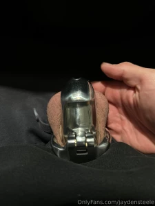 Chastity check she locked me up the other day because i couldn t make