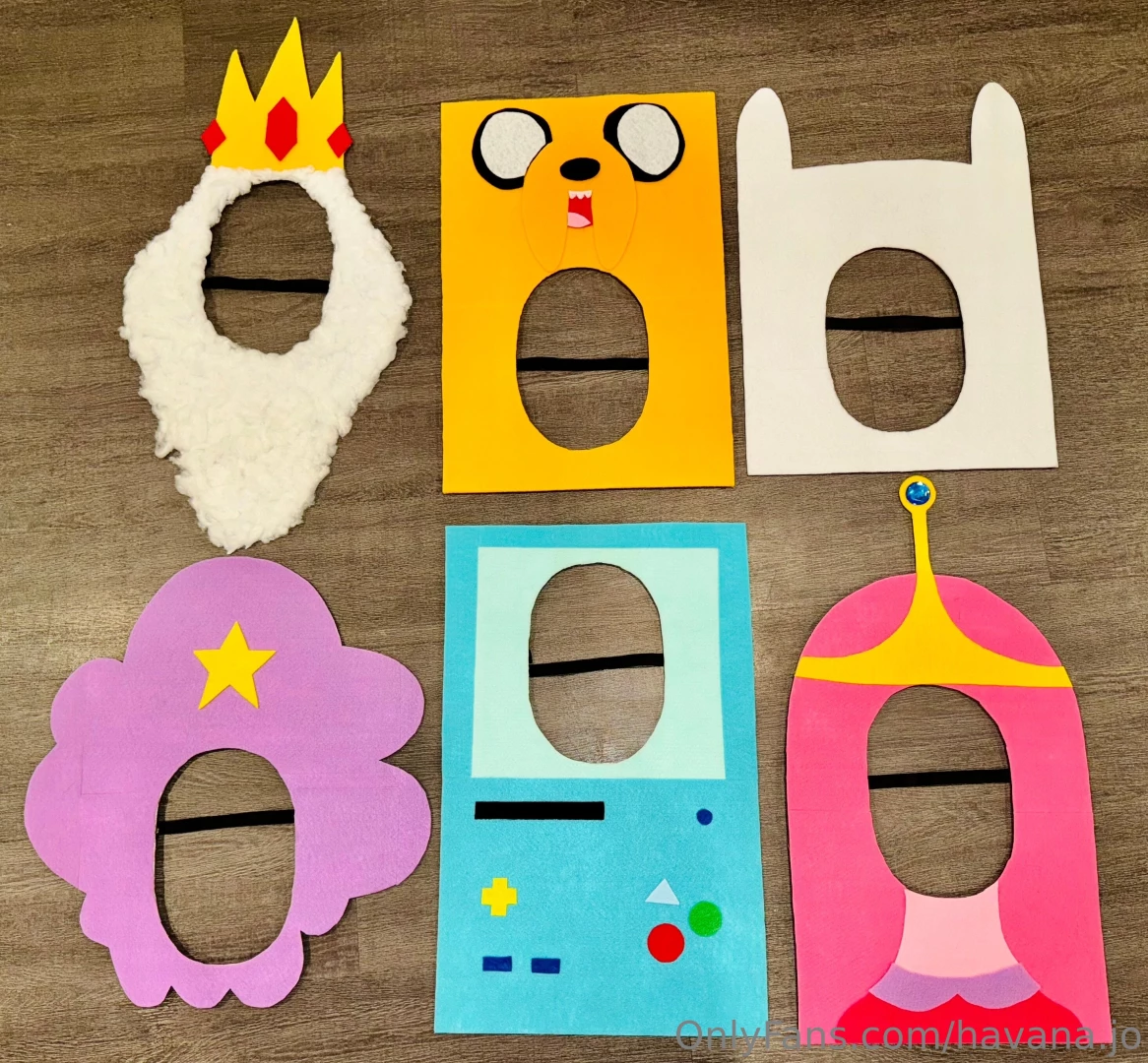 Made adventure time cutouts not the normal onlyfans type of content 