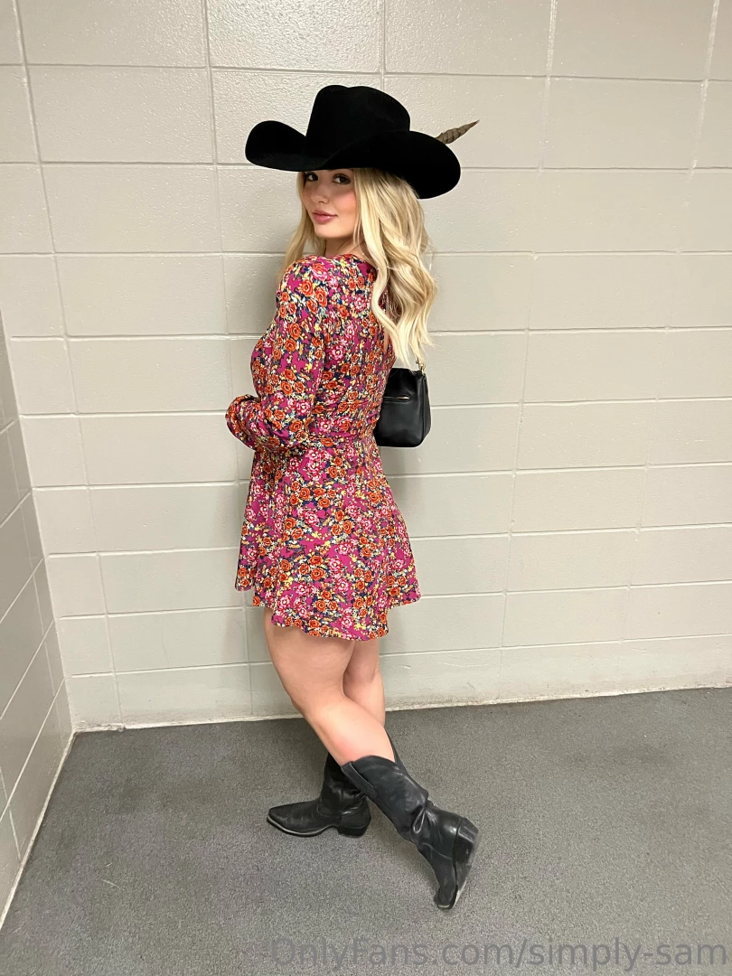 Georgia peach in her element 