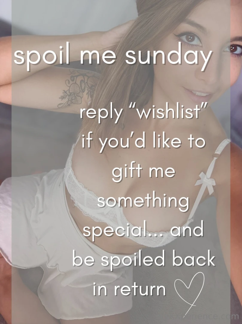 Accepting gifties message me if you d like to spoil me with something 