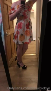 Thought i looked cute in this dress what do you think