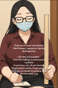 Professor jugosaurus office hours are open but your little submission