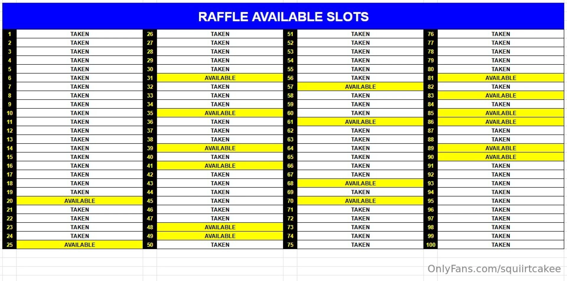 18 more numbers left for our valentine s raffle any takers dm me i ll 