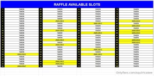 18 more numbers left for our valentine s raffle any takers dm me i ll