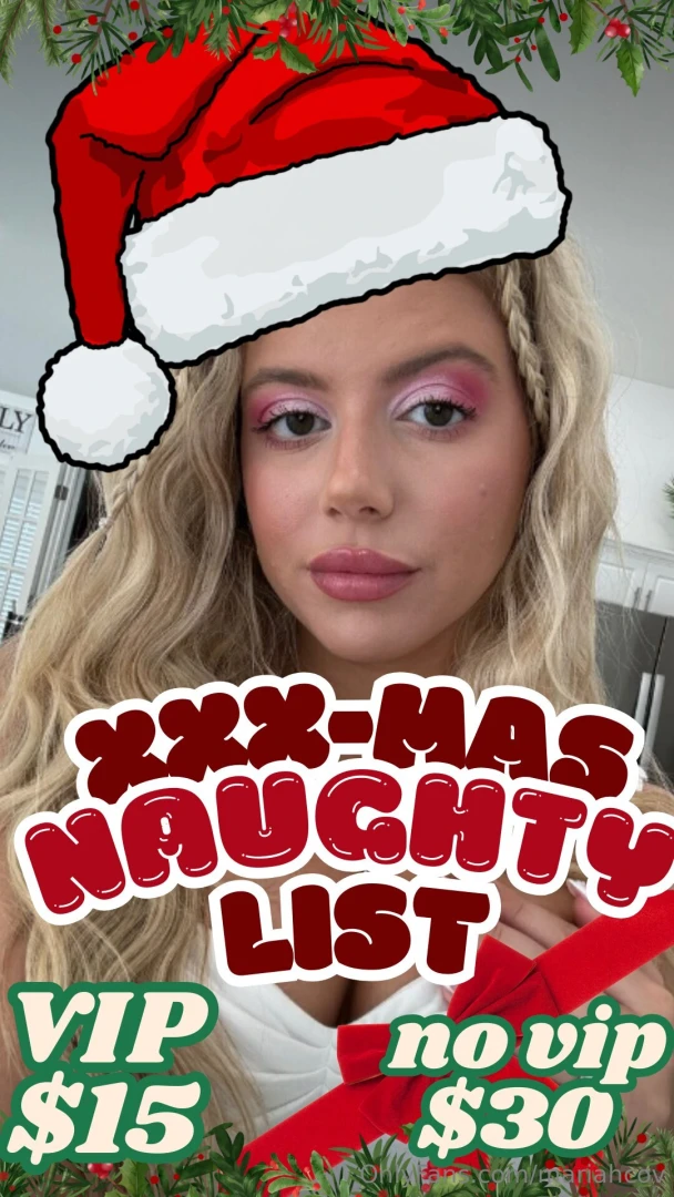 Xxx-mas naughty list ok listen i was talking to bill like we obviously 