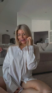 You walking by me pretending i dropped something just to get your