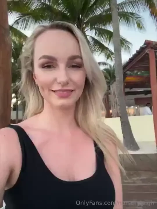 Enjoying the palm trees and the wind in my hair 