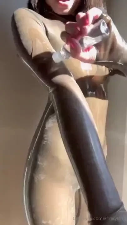 Do you like watching me oil myself up this suit may be my favorite 