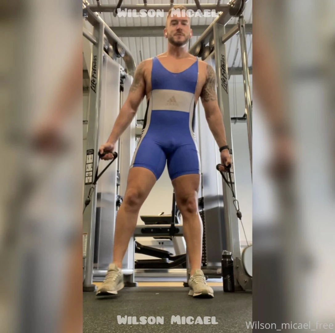 Happy singlet saturday who s joining me in the gym 