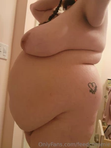 Eep my gut is out of control it sticks out so much further past my part 5