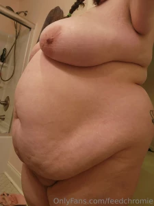 Eep my gut is out of control it sticks out so much further past my part 2