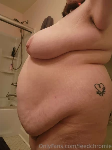 Eep my gut is out of control it sticks out so much further past my part 1