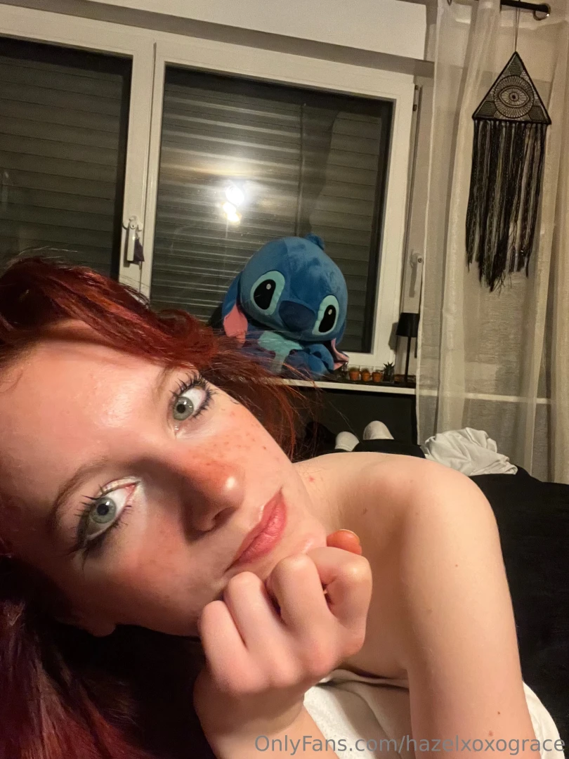 My stuffed toy s been staring at me for hours like he was staring at 