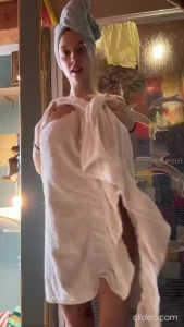 There is a new 1 minute video from my morning shower today in your